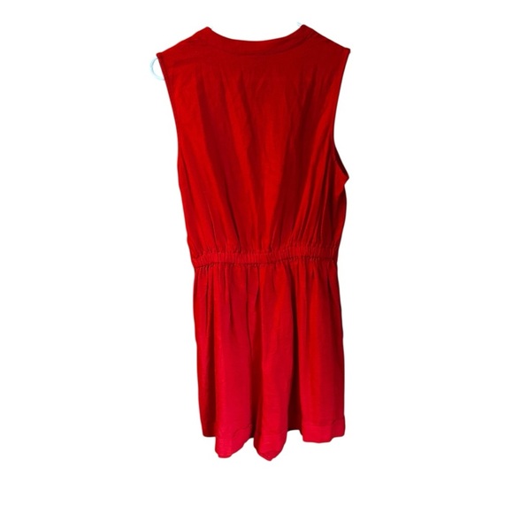 NWT A New Day Red Linen Blend Shorts Jumpsuit Sz M - Picture 5 of 9